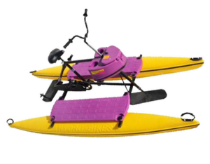 pink hydrobike vancouverboatrentals